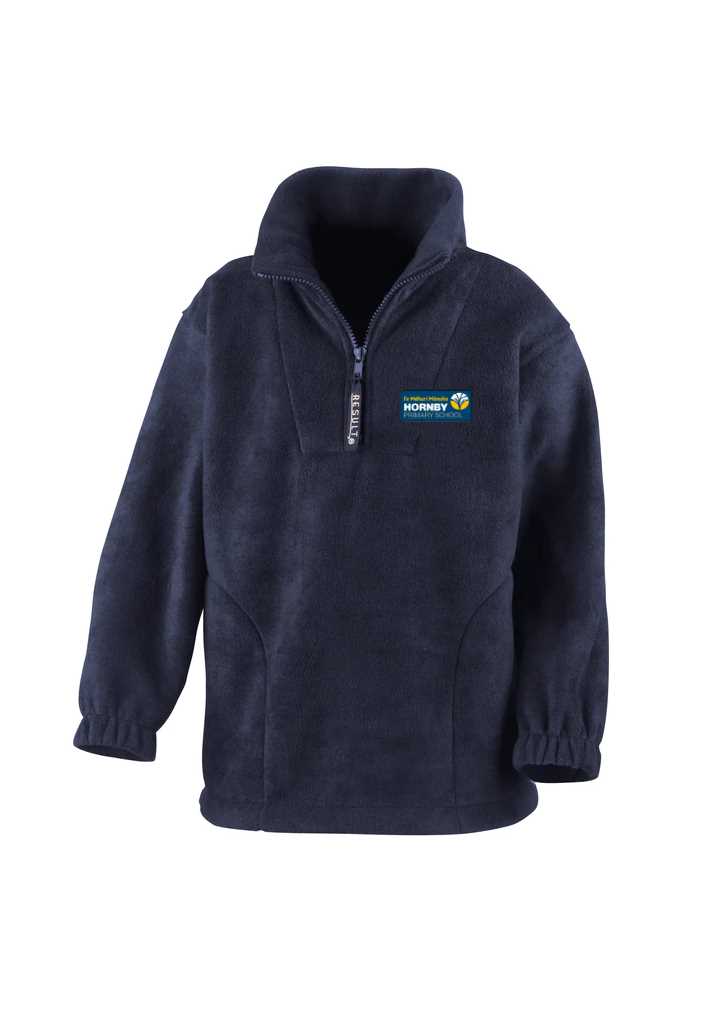 Hornby Primary School 1/4 Zip Fleece Navy